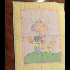 House of Hatten Hand Stitched Baby Quilt/Blanket